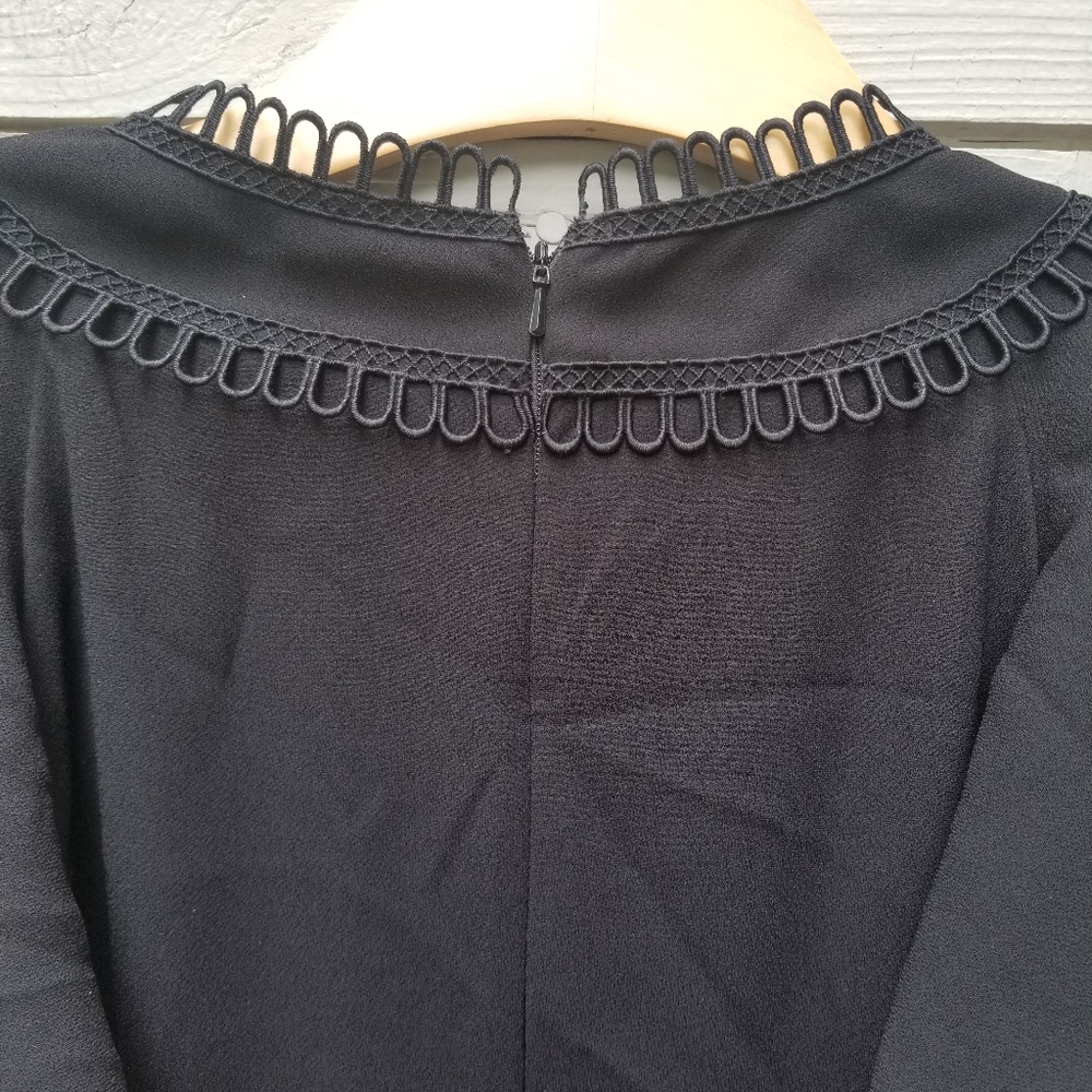 NWT Monique Lhuillier Flutter Sleeve Jumpsuit - Picture 8 of 8
